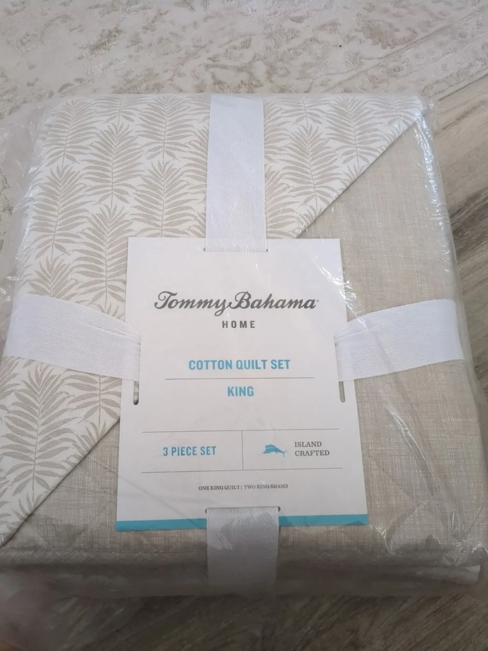 Tommy Bahama - King Quilt Set, Super Soft Bedding with Matching Shams, Coastal